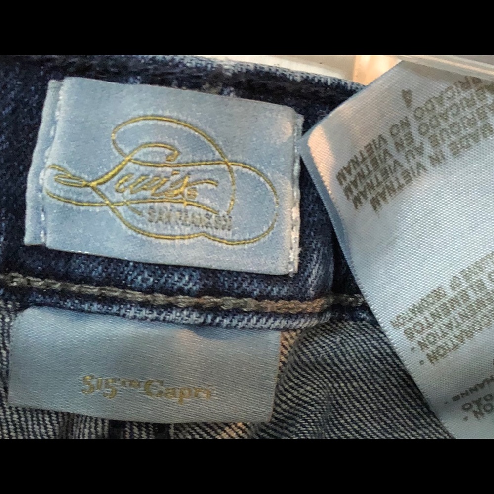 Levi’s San Francisco’s 515 Blue Capris Sz 4 - Picture 3 of 3